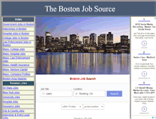 Tablet Screenshot of bostonjobsource.com